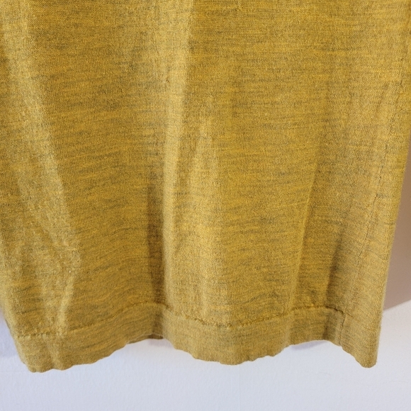 EILEEN FISHER  Women's Mustard 100% Wool Sweater Top Sz XXS Quite Luxury Soft - Picture 8 of 12